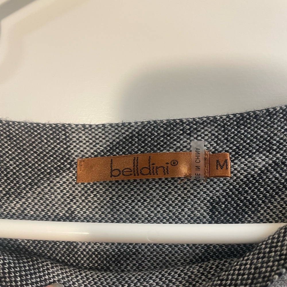 Belldini Black and White Knit Sweater Y2K - Picture 2 of 3